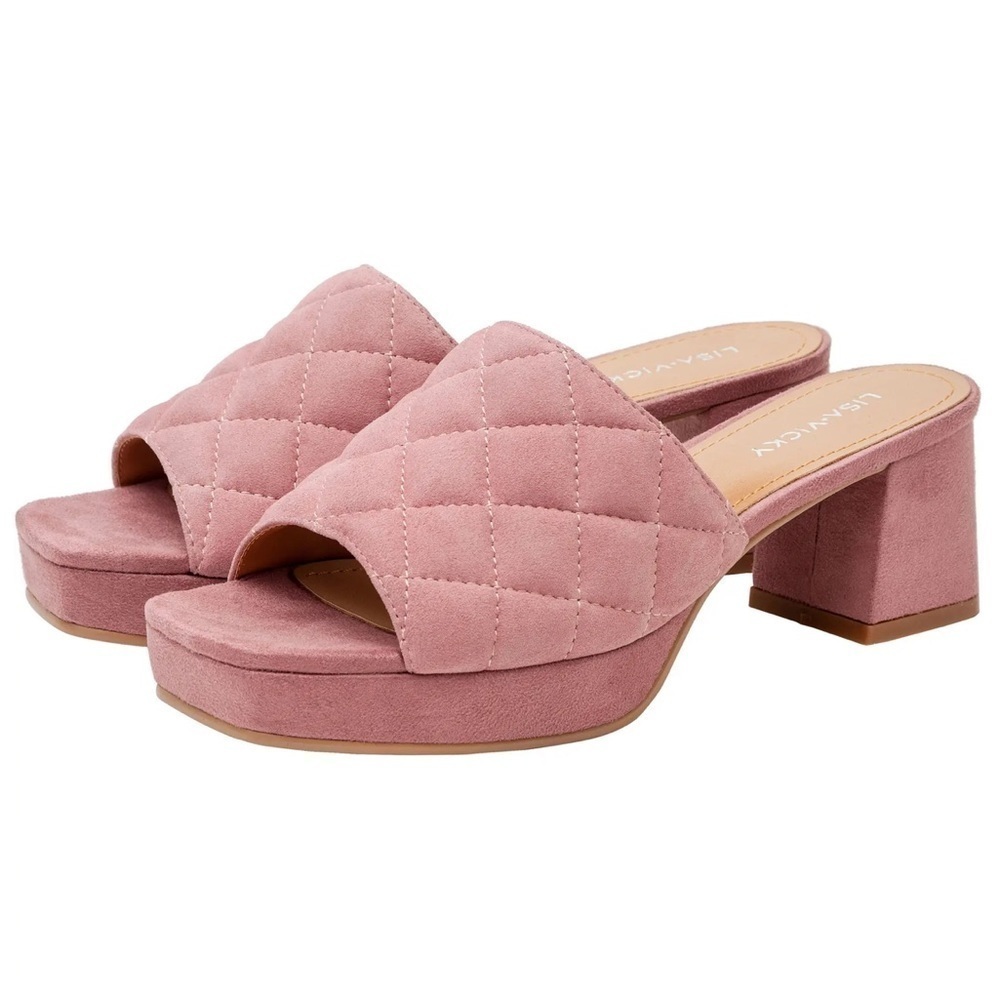 Lisa Vicky Mindfulx Block Heel Slide Sandal l SIZE 9.5